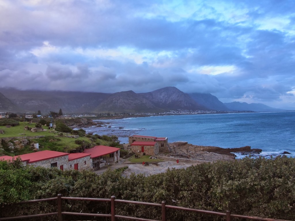 View of the bay from the town.