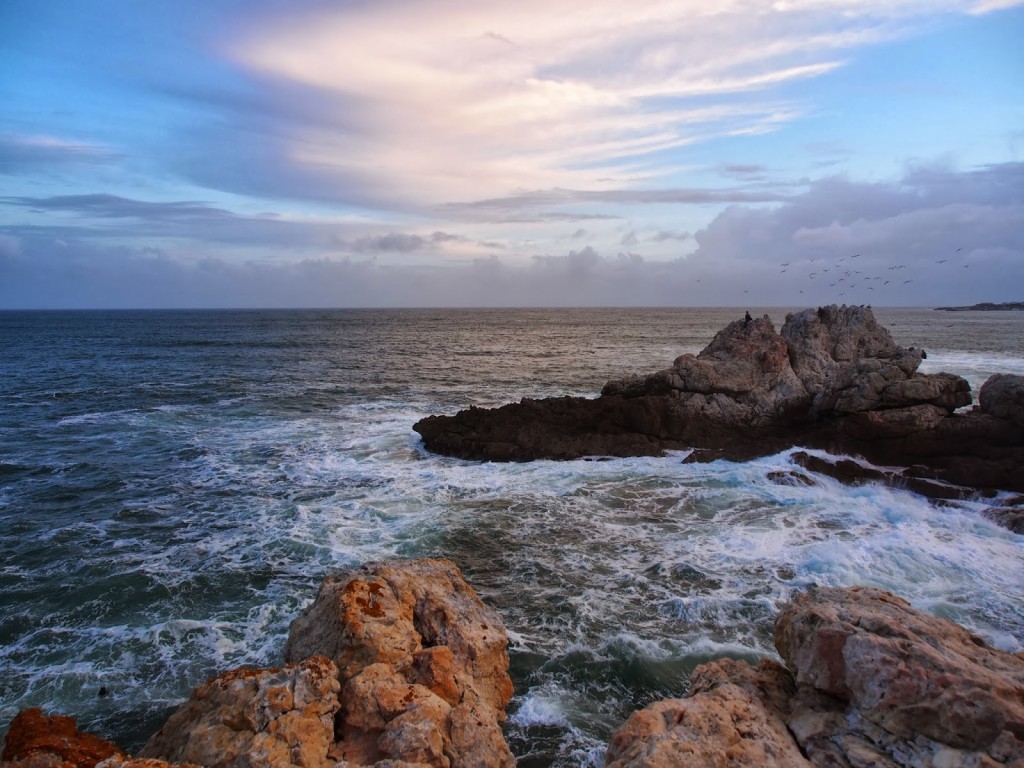 Sunset at Hermanus town