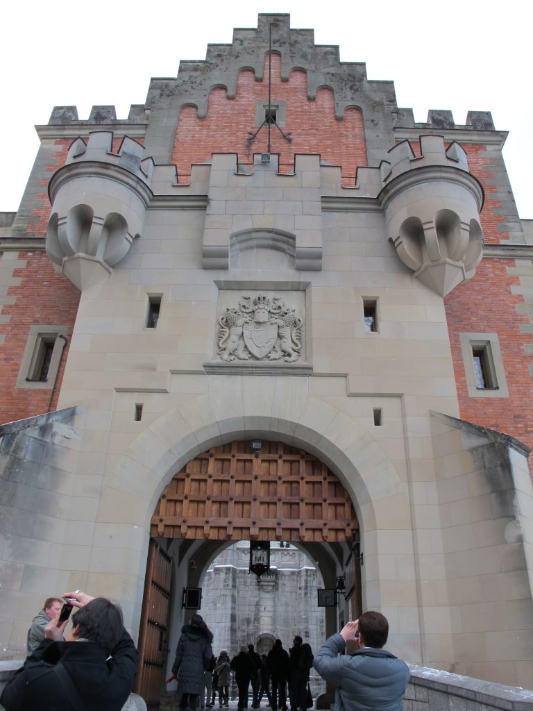 Front of the castle.