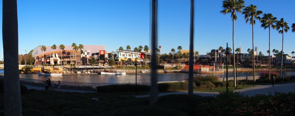 Panoramic of the City walk.