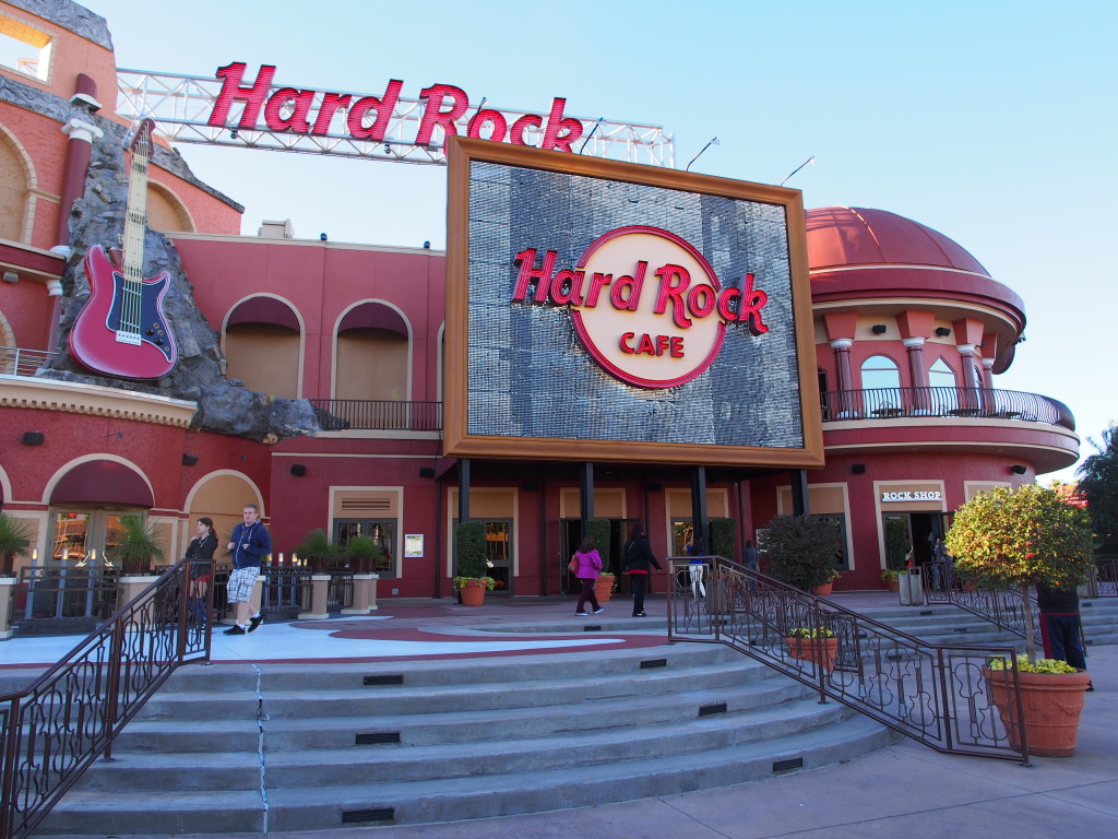 Hard Rock Cafe of Orlando.