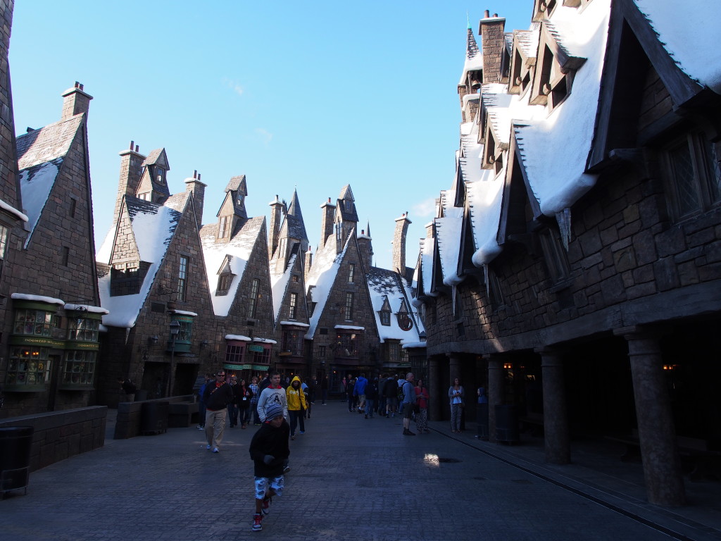 Streets of magic land of Harry Porter.