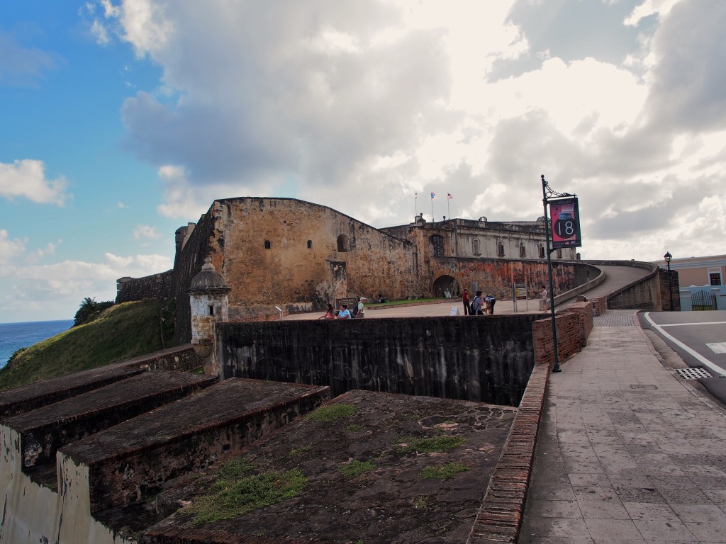 Front of Castillo San Cristobal.