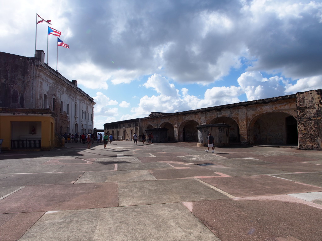 Main plaza of Cristobal.