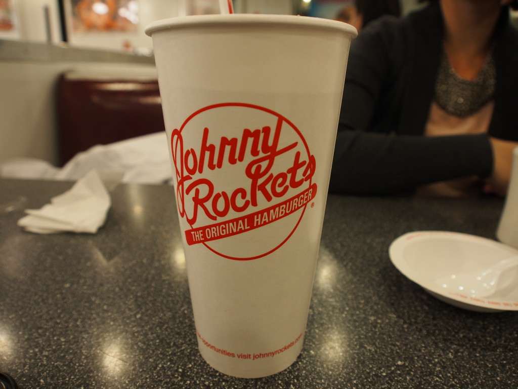 Dinner at Johnny Rockets.