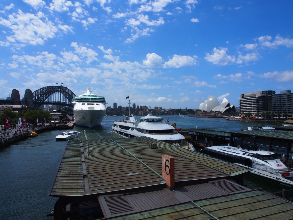 View from Circular Quay Station.