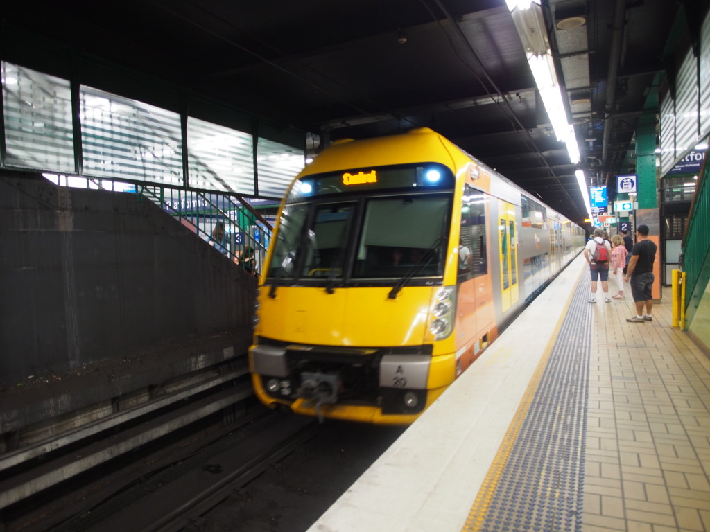 Train to Blacktown.