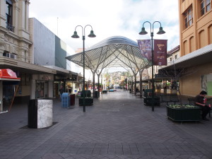 Empty as not many shops were opened.