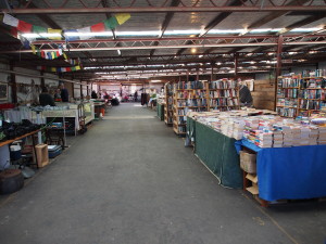 Stalls under one roof.