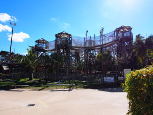 Obstacles course in Seaworld.