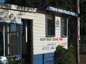 Police post in Nadi town. 