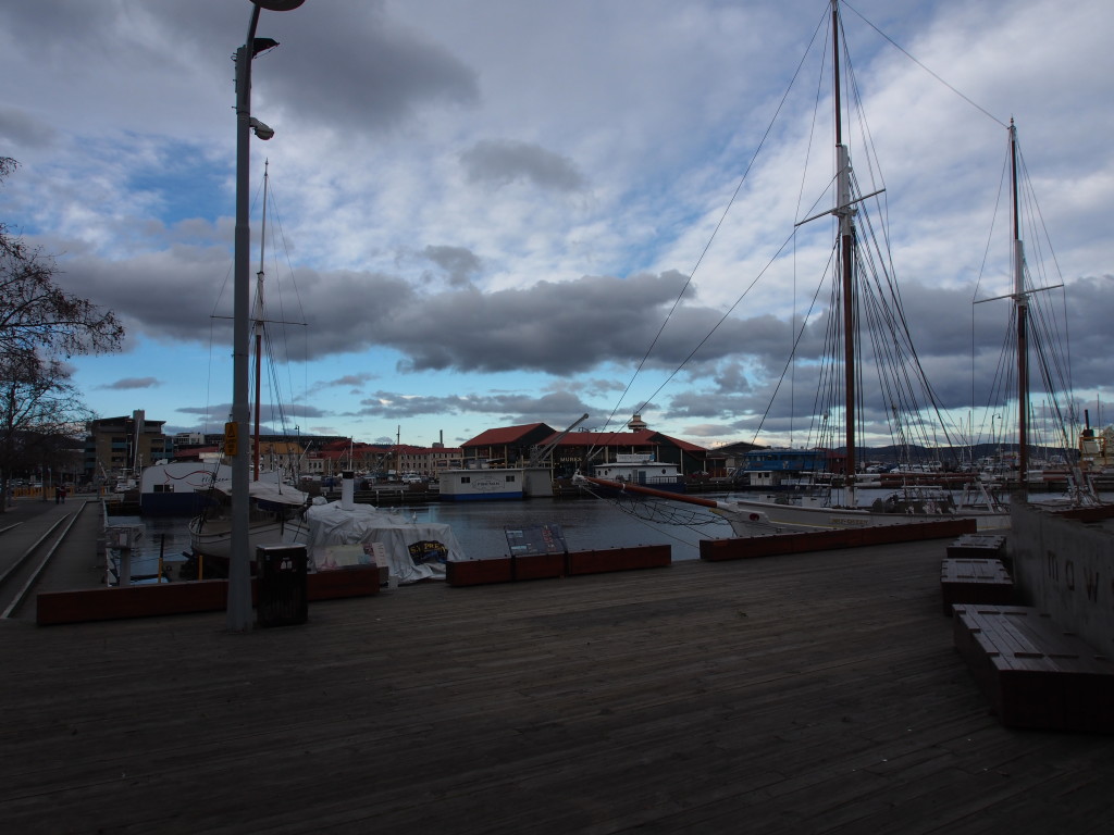 Hobart port.