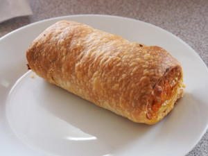 Sausage roll pastry.