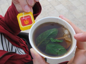 Tea that was purchased from a drinks store near the hotel. Pretty popular here.