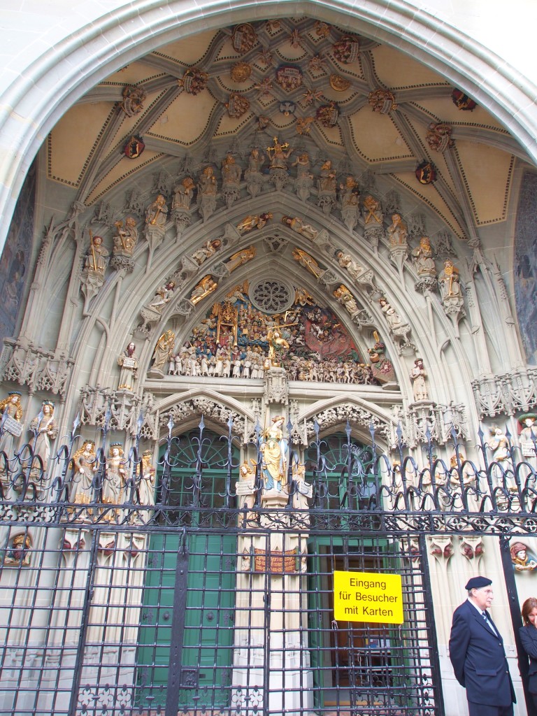 Minster door arch.