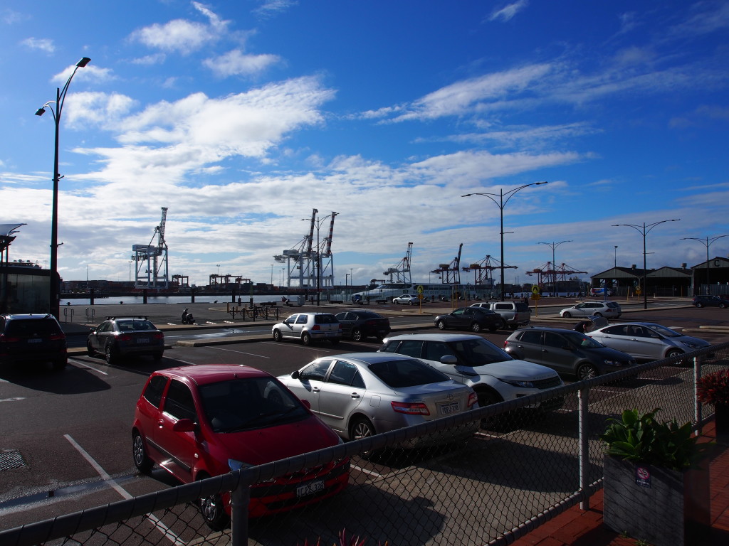 View of the Fremantle port.