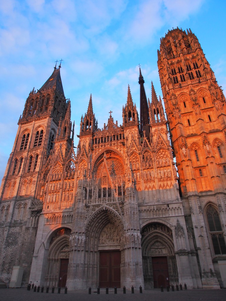 Sunset over the cathedral.