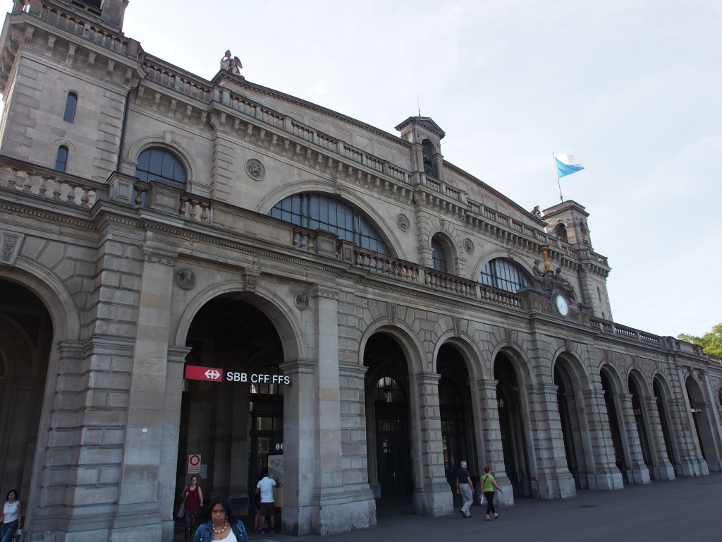 Zurich train station.