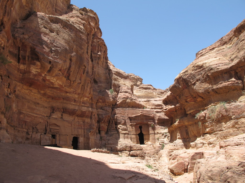 More carved in spaces for the Nabatean.