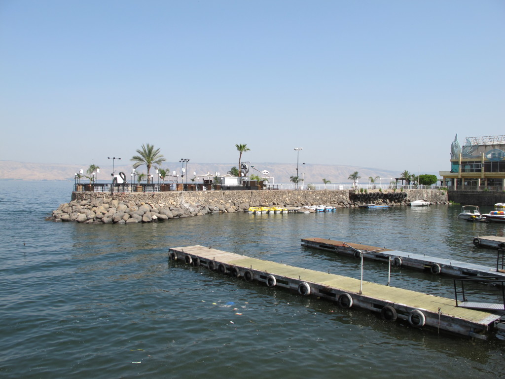 Port at Tiberias, serving the Galilee sea.