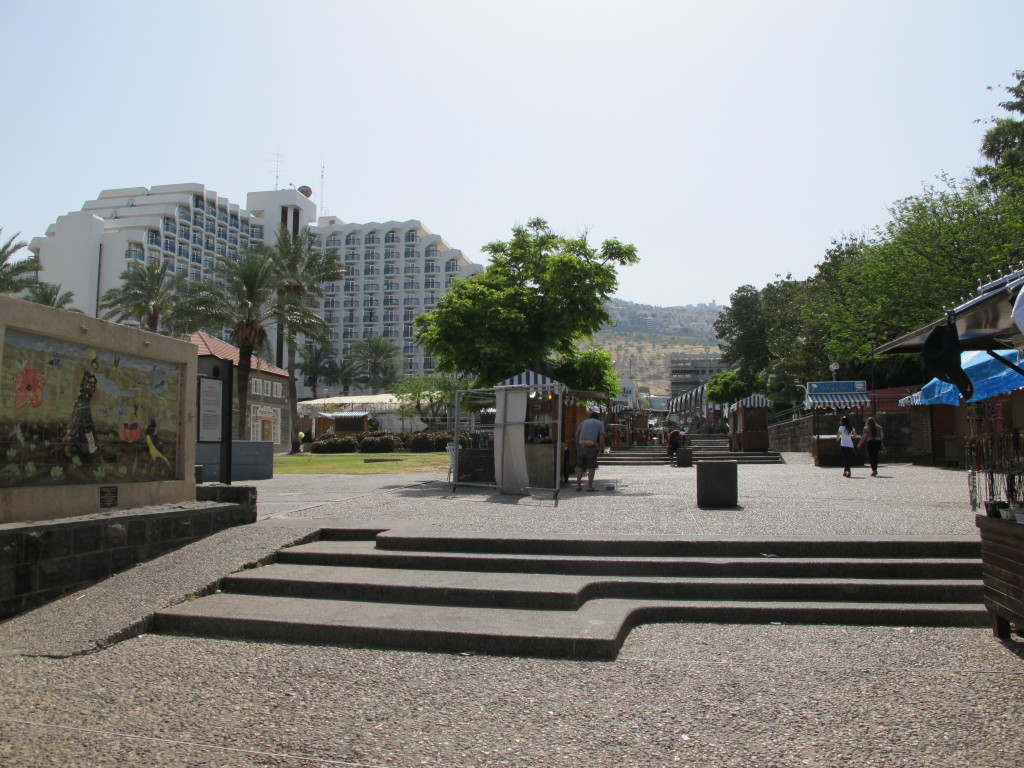 Tiberias town in the afternoon.