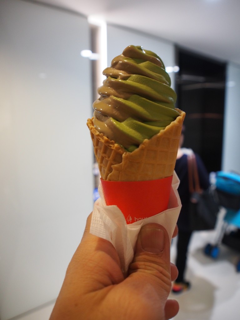 Matcha cone.