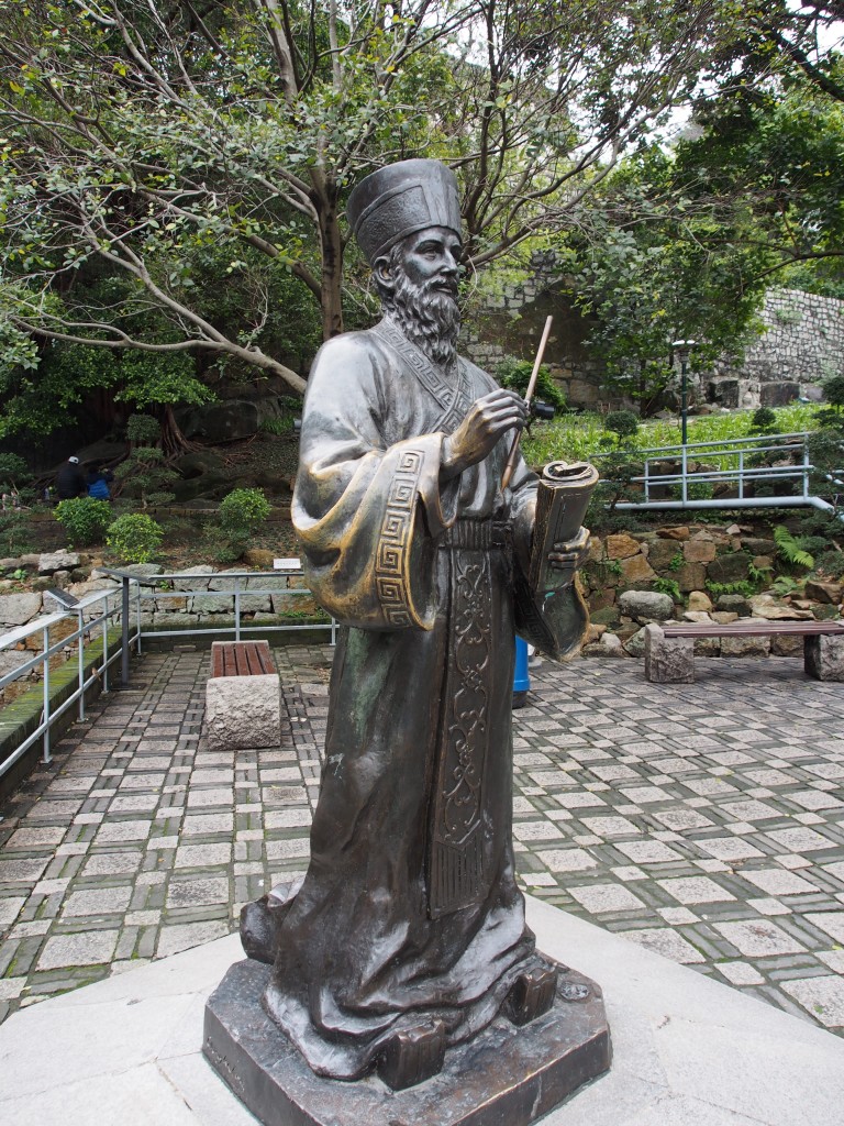 Statue of priest.