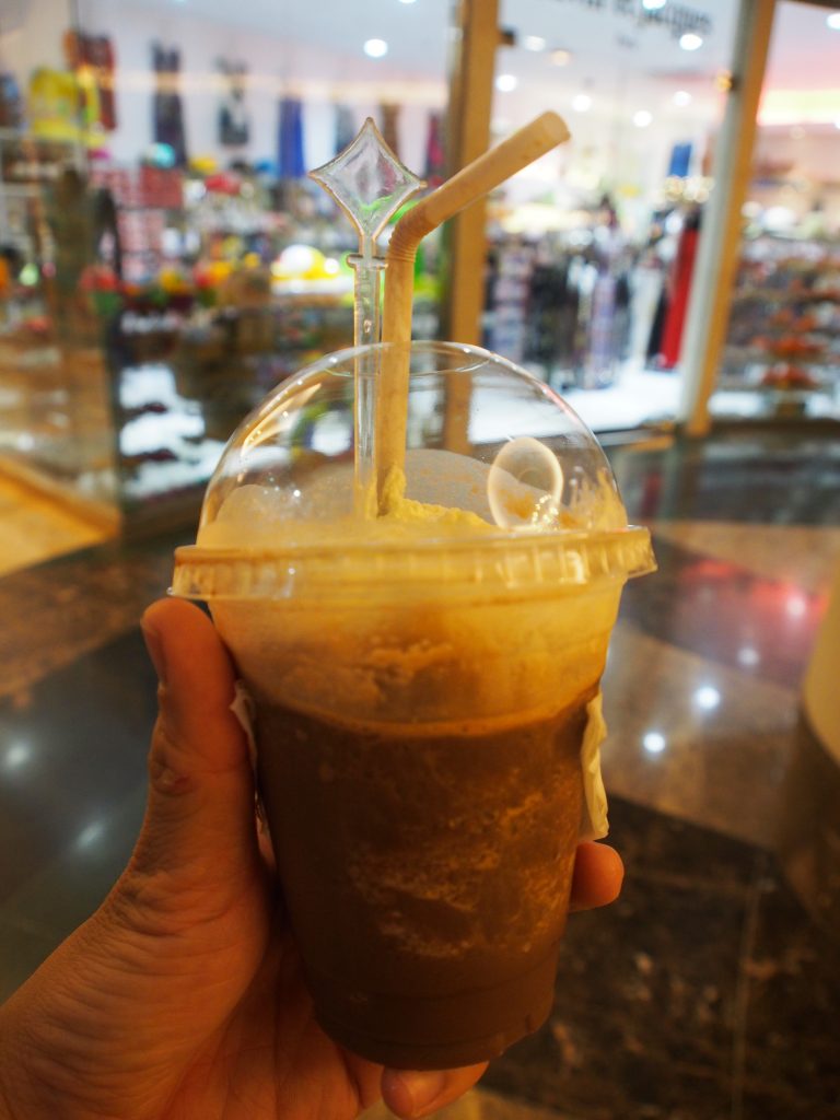 A frappe to cool down from the heat.