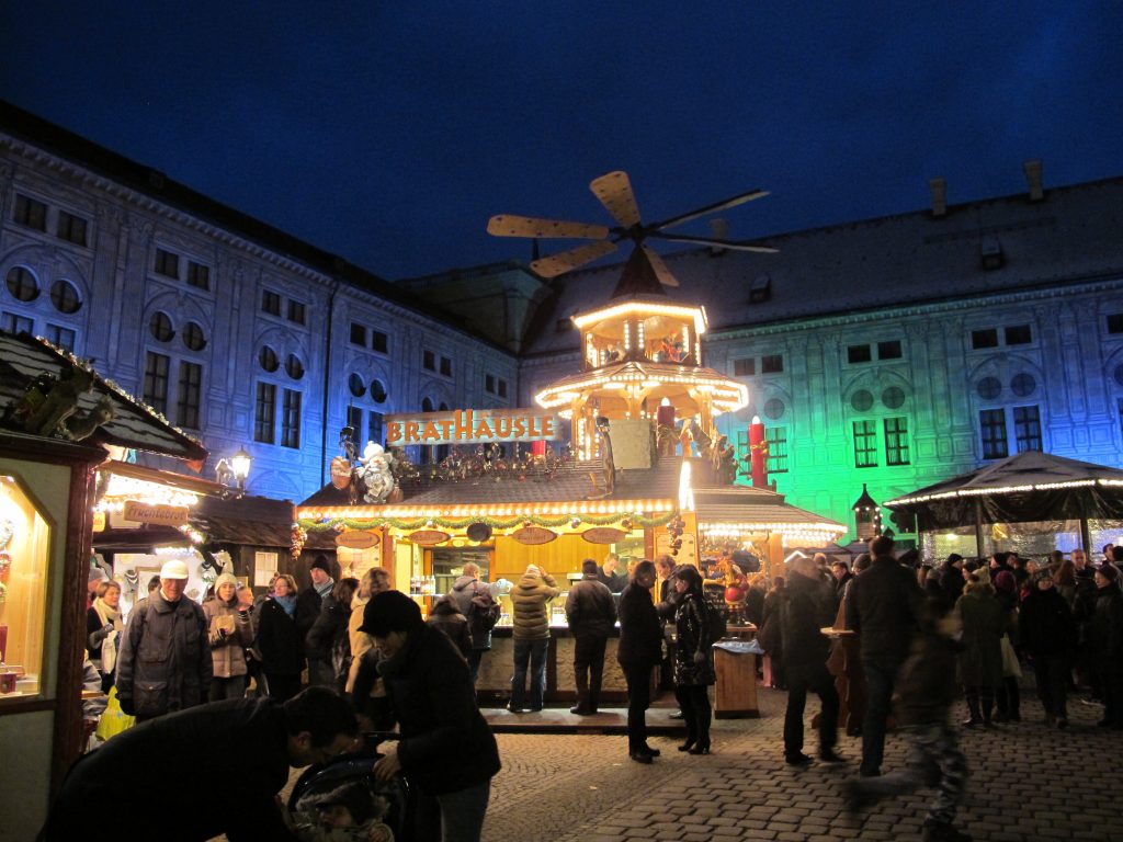 And places were lighted up. Funfair.