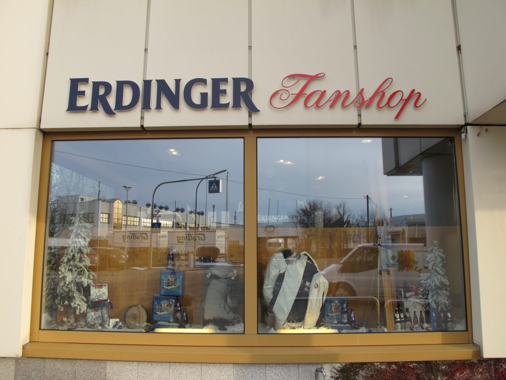 Erdinger shop.