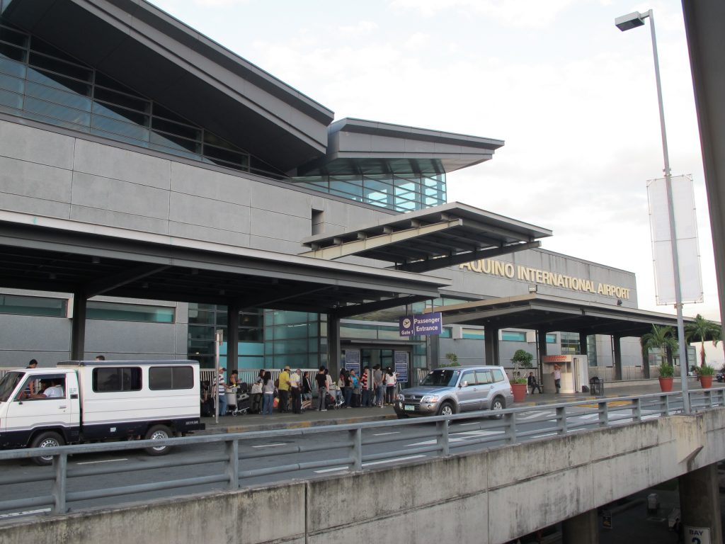 Manila airport.