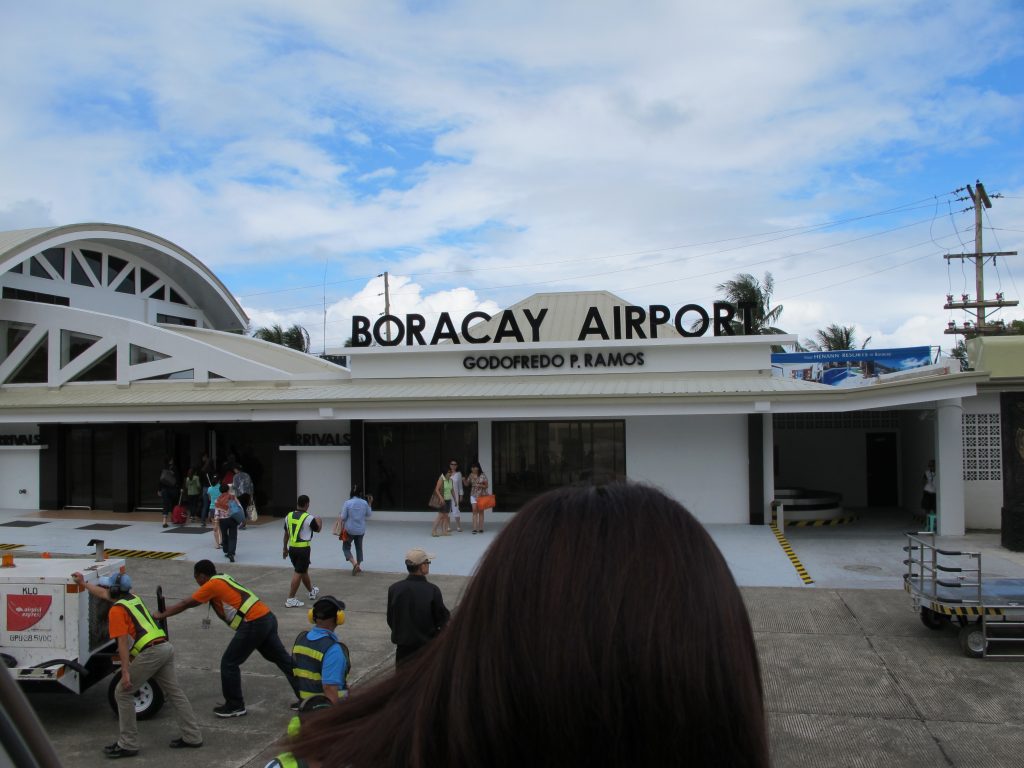 Tiny Boracay airport.