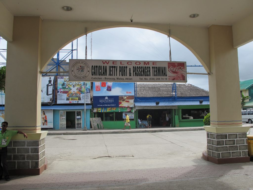 Caticlan jetty.