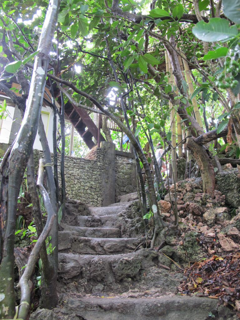 Stairway up.