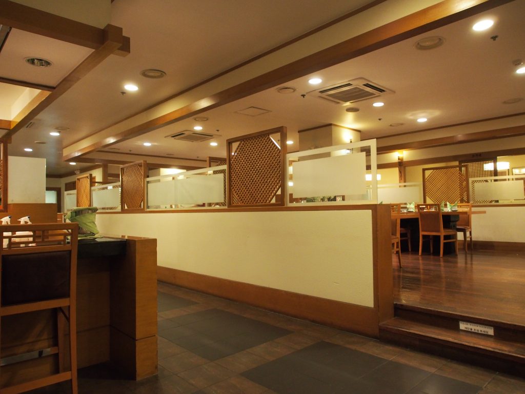 Inside Maru restaurant.