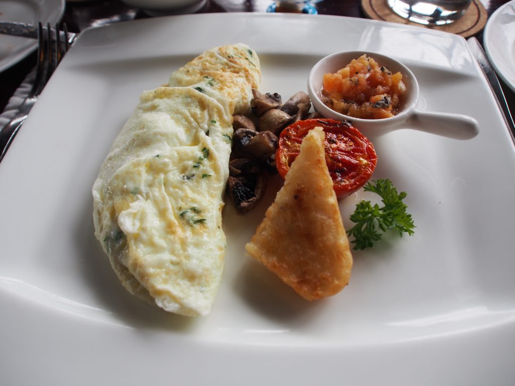 White omelette.